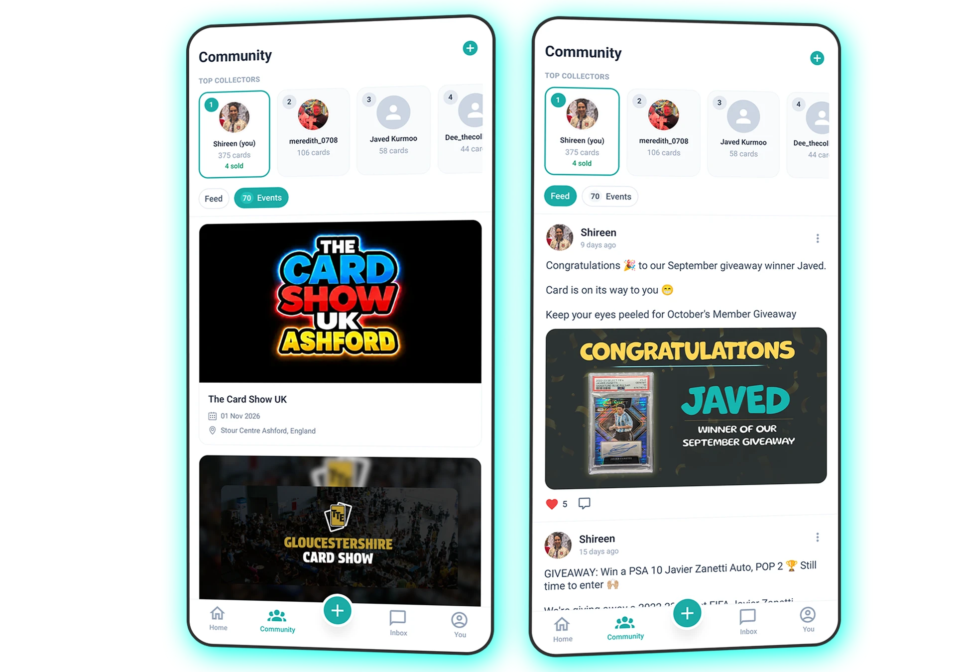 CHAAMO community feed
